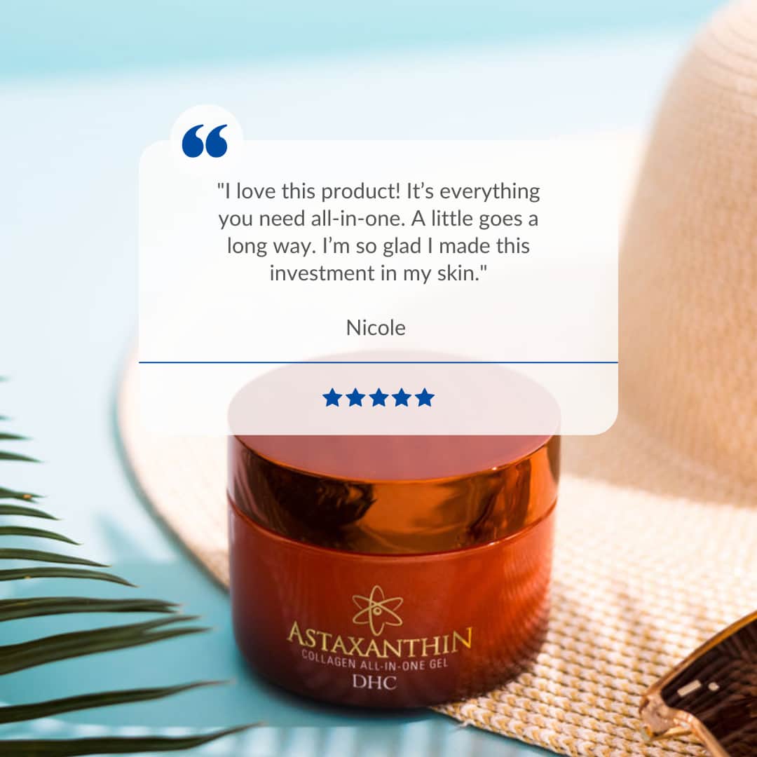 DHC Skincareのインスタグラム：「🌟 A customer fave 🌟​​​​​​​​​Multi-action moisturizer. Contains astaxanthin, one of nature’s most powerful antioxidants. Promotes the appearance of firmer-looking skin with collagen, locks in moisture with hyaluronic acid, and soothes with royal jelly.」