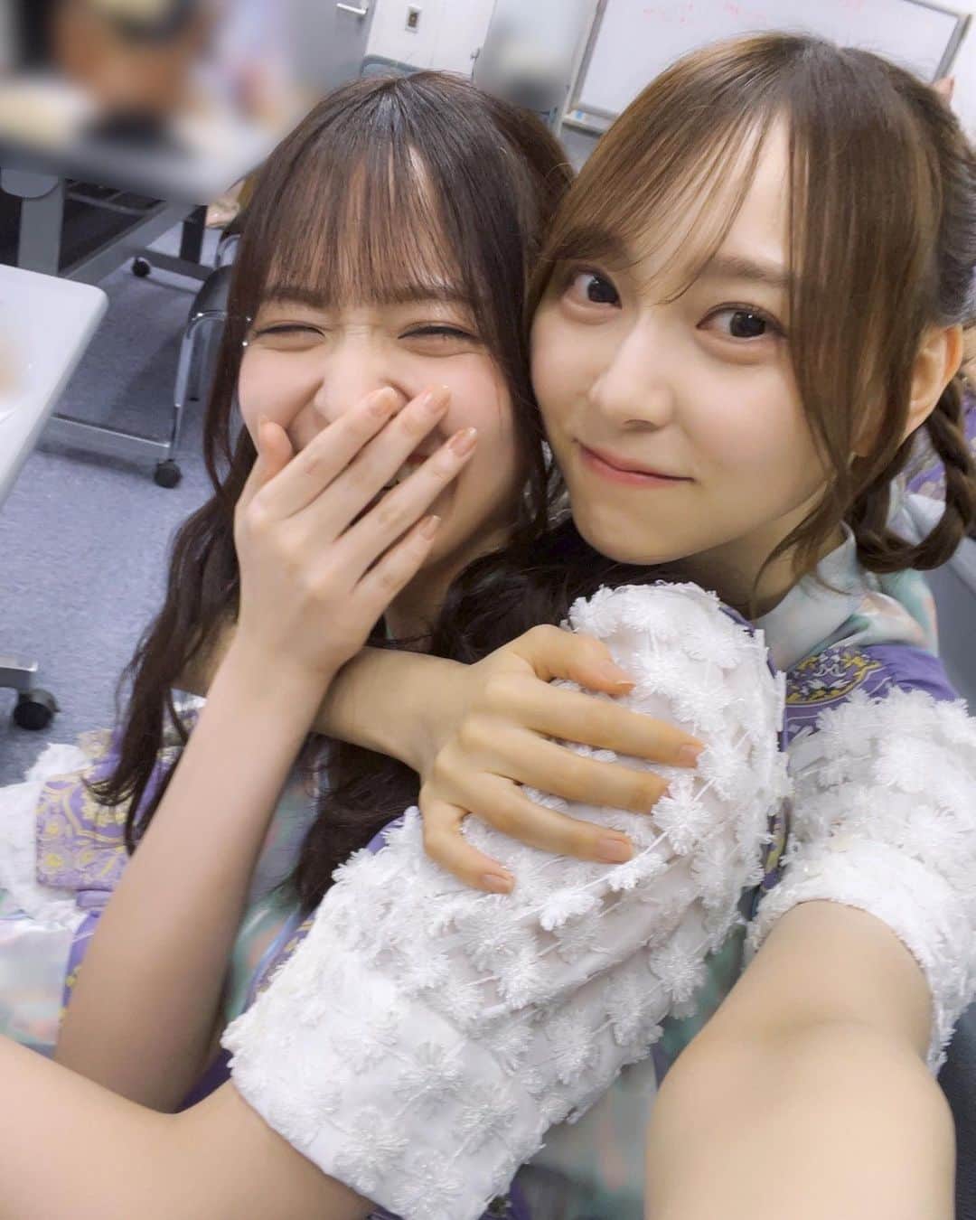 金川紗耶さんのインスタグラム写真 - (金川紗耶Instagram)「弓木奈於集！！！  #乃木坂46  #金川紗耶  #弓木奈於  #sayagram  #ツーショット  #いろんな方法で写真撮ってます #映える写真の撮り方教えてください  #カメラ  #📷」7月22日 8時54分 - saya.kanagawa_official