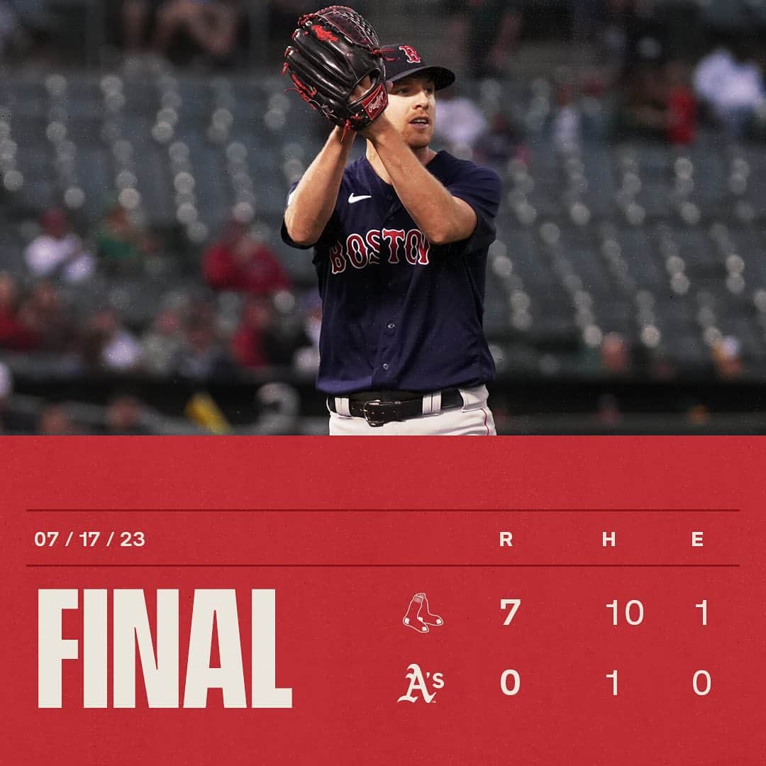 ボストン・レッドソックスのインスタグラム：「Shutout secured 🔒」