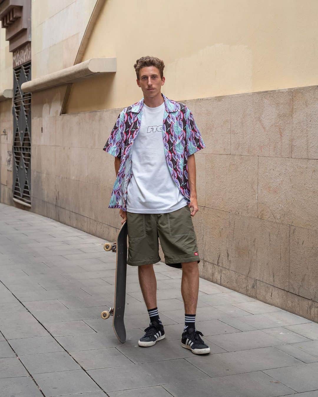 エフティーシーのインスタグラム：「FTC Leaf Rayon Shirt Available Online Now 🌆 Photos by @dennis_mcgrath #ftc #ftcskateboarding #forthecity #ftcsanfrancisco #ftcjp #ftctokyo #ftcnagoya #ftcosaka #ftcspringsummer23」