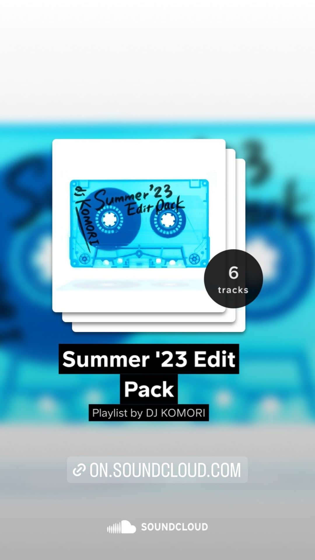 DJ Komoriのインスタグラム：「DJ KOMORI - Summer’23 Edit Pack on SoundCloud🎧 🔗Link on my profile  #djkomori #sugarbitz #soundcloud #djedits #rnbmusic #djremix」