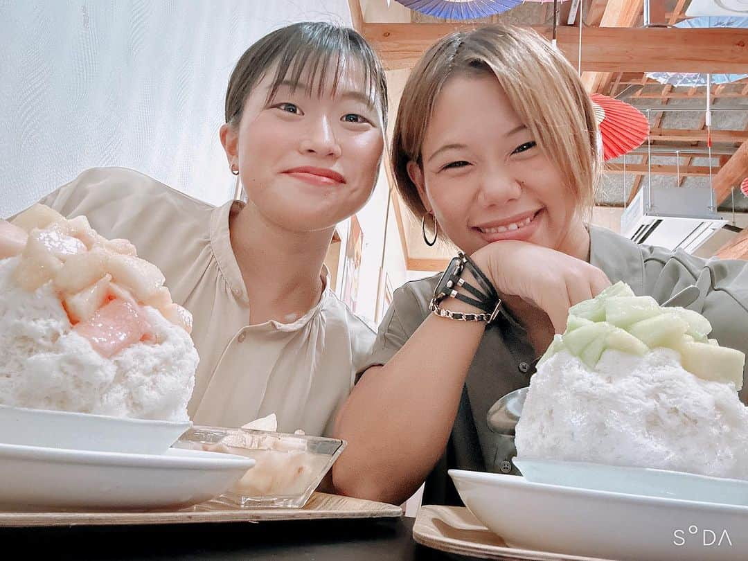 小西杏奈のインスタグラム：「☕️→🍧→🐬🏝 2023.7.16」