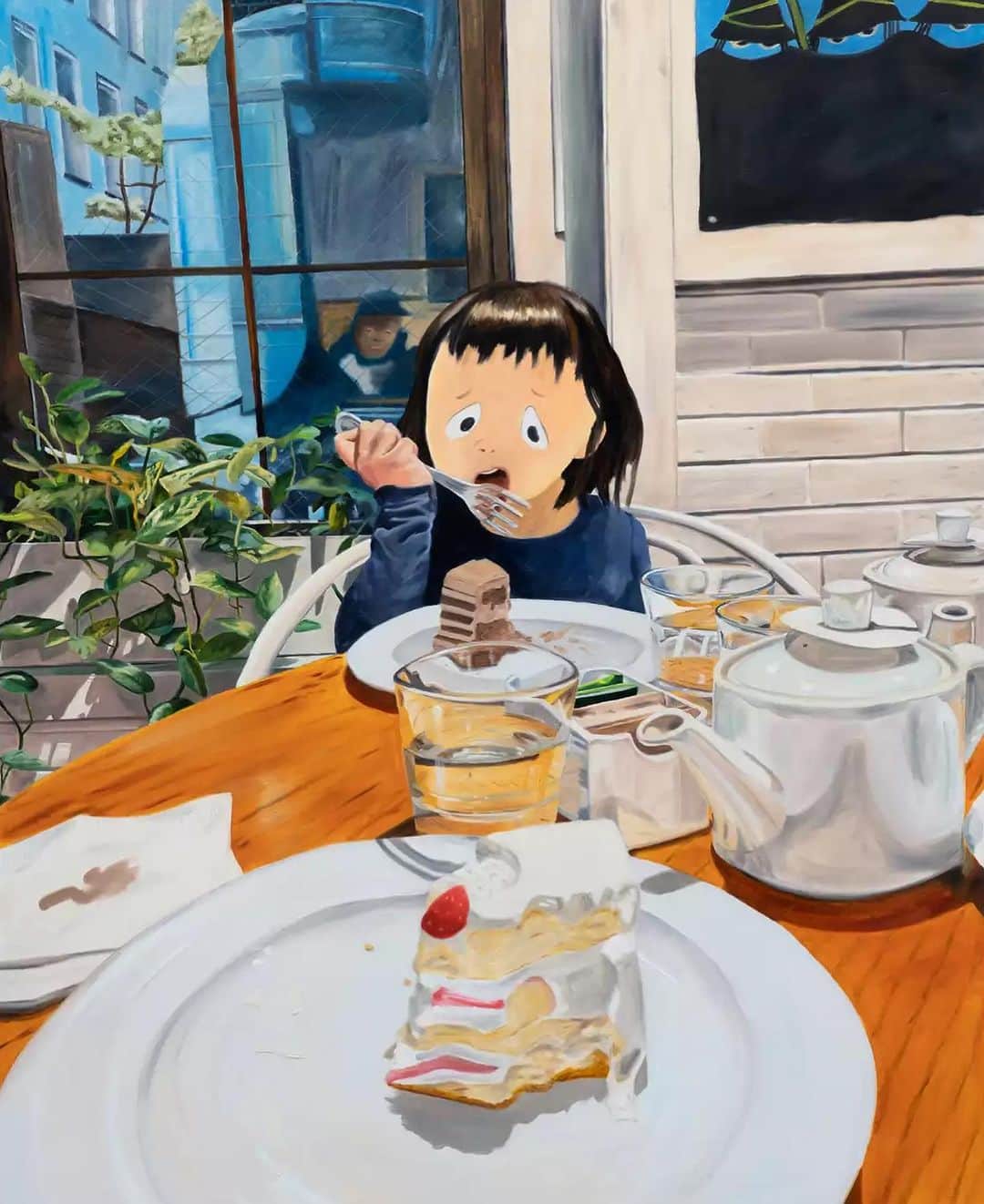 Juxtapoz Magazineのインスタグラム：「Paintings by @hiro_kurata」