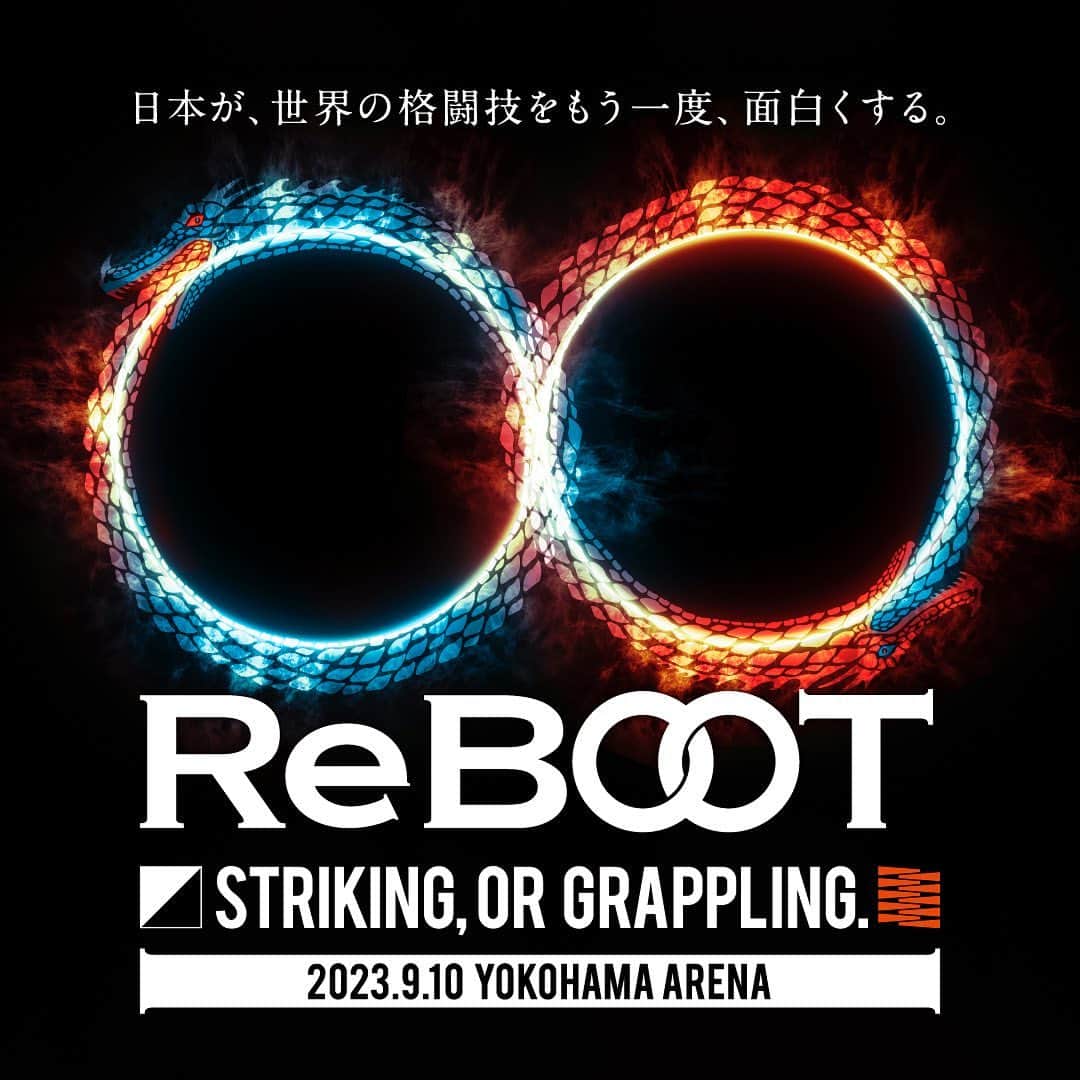 saku39shopのインスタグラム：「. 18 July (Tues) 12:00pm(JST) ReBOOT Special Announcement Available on the K-1 and QUINTET homepage . K-1 striking and QUINTET grappling have formed a capital business partnership and will hold a joint event named ReBOOT on 10 September (Sun), 2023. We are pleased to announce that a special online release named ‘ReBOOT Special Announcement’ will be broadcast on 18 July (Tues) at 12:00pm (JST) to provide more details. . The announcement will provide information about the future development of both K-1 and QUINTET on the K-1’s official website and QUINTET’s official website. We would greatly appreciate your cooperation in spreading the word regarding this announcement information.  ‘ReBOOT Special Announcement’ July 18th (Tues), 2023, 12:00-13:30 (JST)* . QUINTET official website https://www.quintet-fight.com/en/」