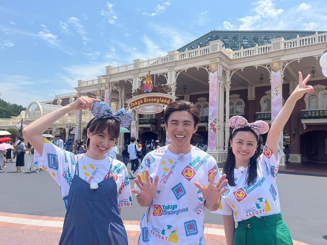 中尾明慶のインスタグラム：「ディズニー特集いかがですか？ まだまだ続きます。 ちなみにTVerでも見れます。 お気に入り登録してね❗️ プチブランチ女性陣はいつも明るく優しいっす👍」