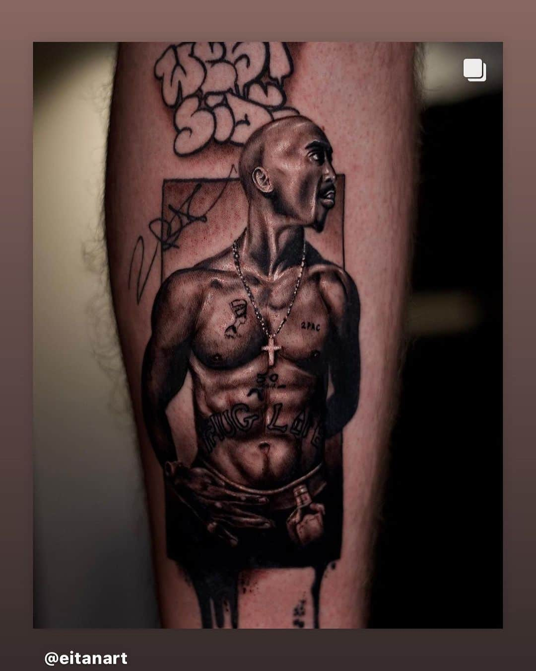 2Pacさんのインスタグラム写真 - (2PacInstagram)「1. @italoesquiveltattoo  2. @gopareinktattoo 3.@jacopo_tts, Italy 4.@tattoosbyshturm Riga Latvia 5. @eitanart, Israel」7月19日 0時13分 - 2pac