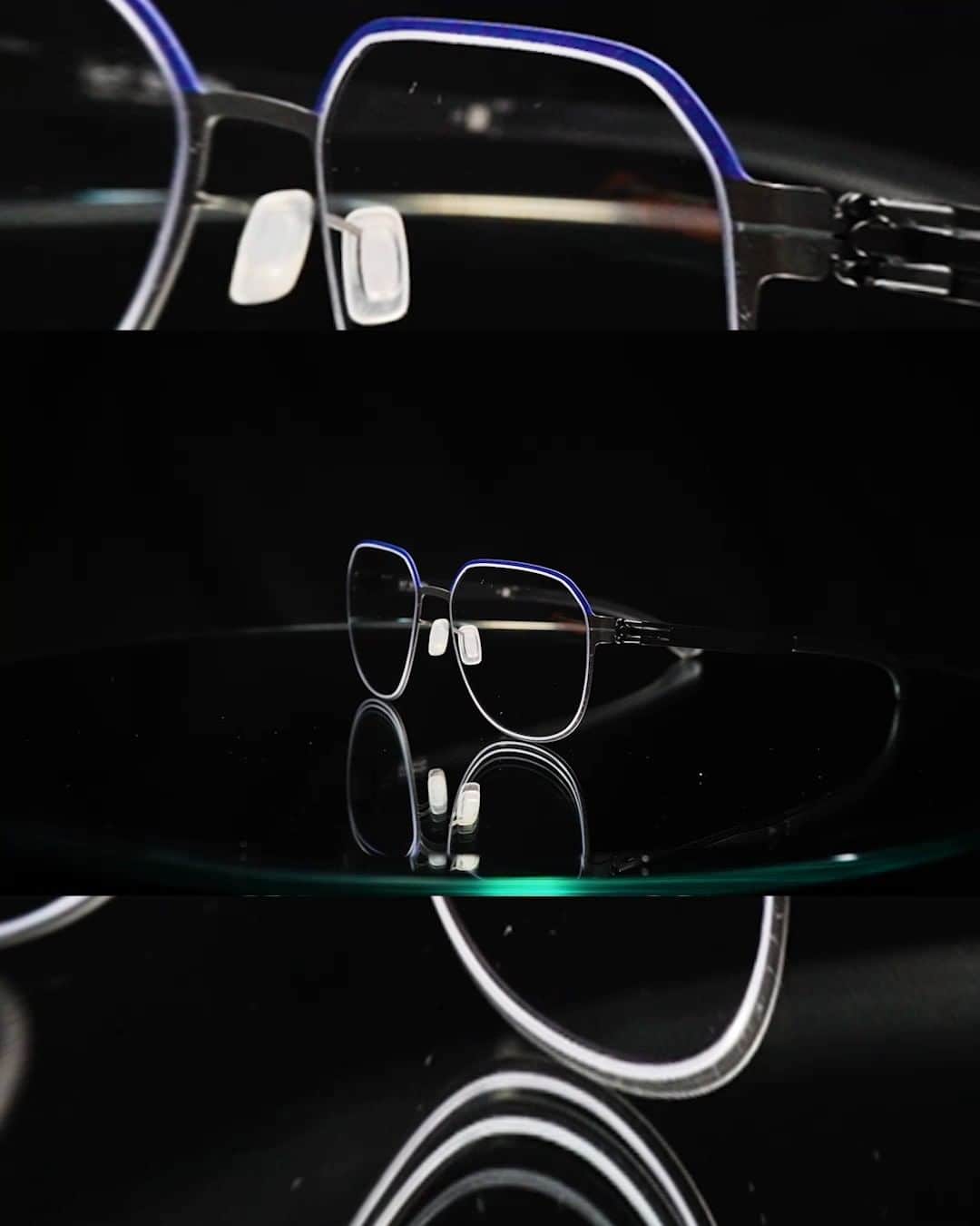 のインスタグラム：「Unsurpassed vision! These glasses are simply unbeatable! The Nadea glasses from ic! berlin are subtle and at the same time a real eyecatcher 👌🏼 But not only the design of the glasses convinces all along the line - you will be impressed by the quality and workmanship too.  #icberlin #eyewear #madeingermany #icberlinofficial #opticianlife #optician #optical #glasses #glassesfashion #berlin」