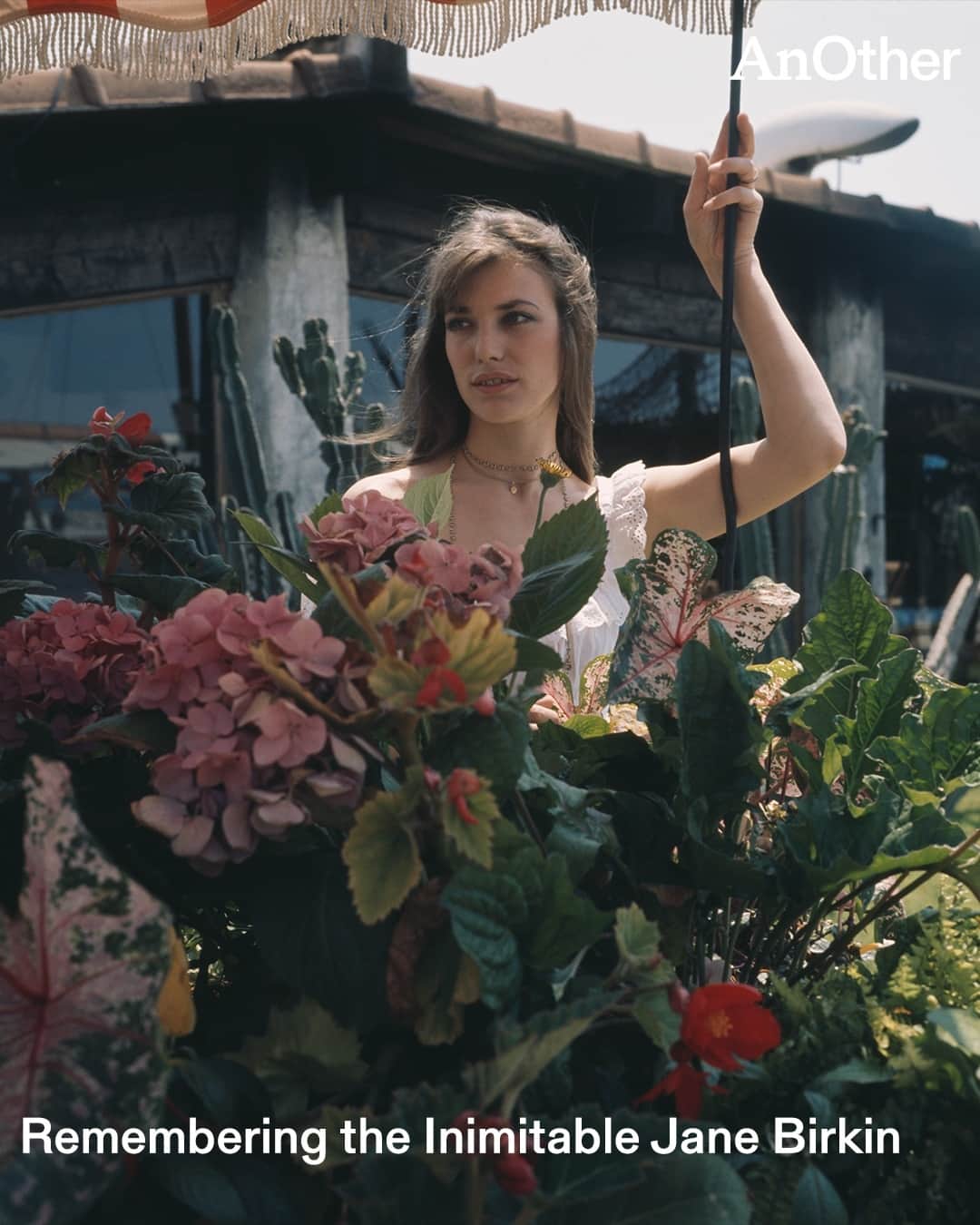 AnOther Magazineのインスタグラム：「Rest in peace Jane Birkin ❤️⁠ ⁠ Her passing has caused wavelets of grief in her country of birth, though in France where she lived since 1968, the news is more akin to a national disaster. The announcement on Sunday prompted a collective outpouring of sadness, especially on social media where her image has been an omnipresent aide-memoire of vintage 70s chic. ⁠ ⁠ @jeremiad, who interviewed Birkin at home in Paris for his Serge Gainsbourg memoir, writes a personal tribute to a woman “who made things happen.” Link in bio 📲⁠ ⁠ “She told me that a London cabbie had once gone into graphic detail about siring a number of children listening to [Je T’Aime] while she sat in the back,” he writes. “Another story from shortly after Gainsbourg’s death involved a callous British tabloid journalist asking her: “Sung any dirty songs lately, Jane?” It was a comment that so incensed her that she petitioned Mitterrand, Chirac, Bardot, Godard, Saint Laurent et al, to write a few sentences explaining exactly what Gainsbourg meant to them, before getting them published in a newspaper in England.” ⁠ ⁠ 📸 Jane Birkin. Courtesy of Getty」