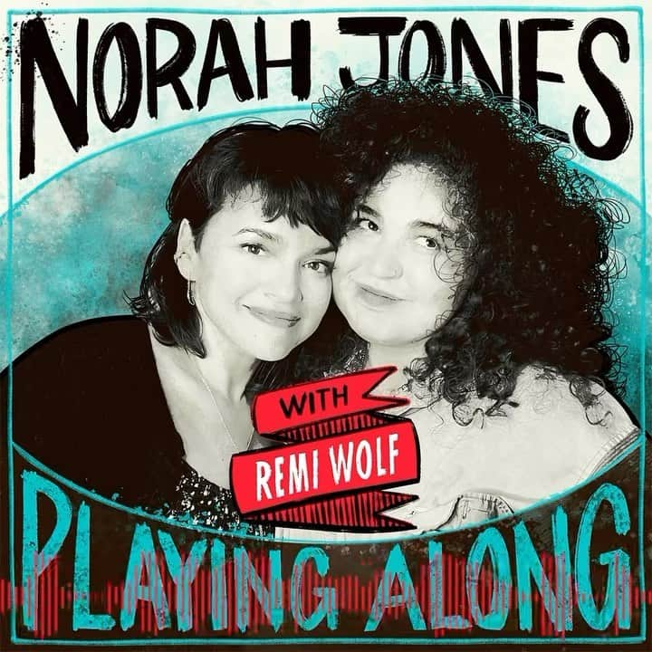 ノラ・ジョーンズのインスタグラム：「On today’s episode I got to meet and hang with the amazing @remiwolf! Check it out for some sweet tunes, shared hobbies and for the love of #BlossomDearie.❤  Link in bio.  @playingalongpod #norahjonesisplayingalongpodcast」