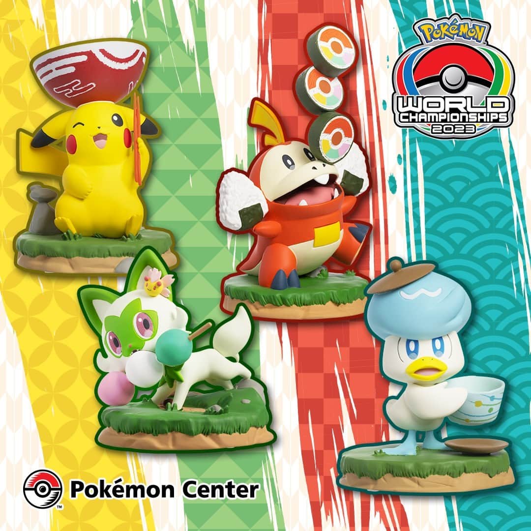 Pokémonさんのインスタグラム写真 - (PokémonInstagram)「Warning: TOO CUTE to handle ️🥺😍🥹  If you're joining us in Yokohama this August, these 2023 World Championships figures featuring Pikachu, Sprigatito, Fuecoco, and Quaxly will be available exclusively at the Pokémon Center Worlds Store! #PokemonWorlds」7月19日 0時00分 - pokemon