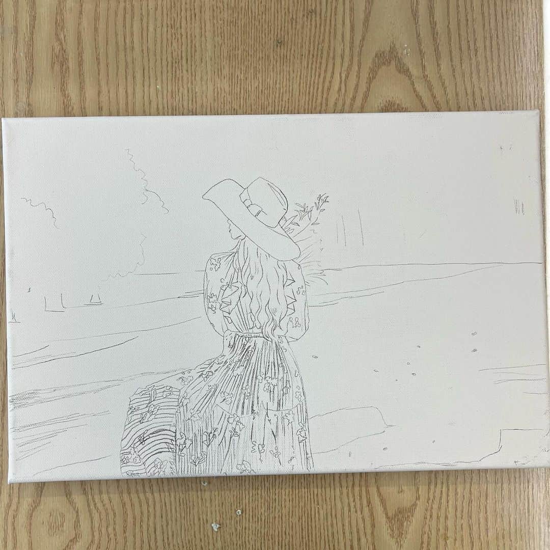 ダヒョンのインスタグラム：「draw me」