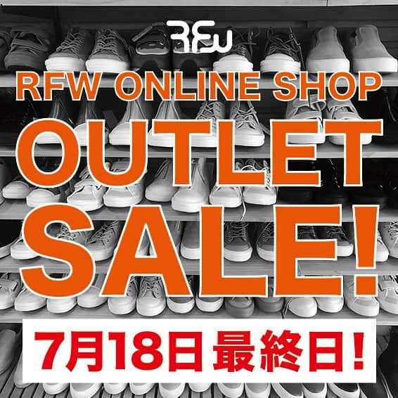 アールエフダブリューさんのインスタグラム写真 - (アールエフダブリューInstagram)「RFW ONLINE OUTLET SALEも本日、7月18日最終日になります。まだ色々なスニーカーやサンダル、ブーツがありますので、是非チェックしてくださいね❤️  #Repost @rfwtokyo with @use.repost ・・・ いつもRFWをご愛顧いただき誠にありがとうございます。  オンラインショップにて下記の日程でRFWアウトレット＆サンプルセールを開催いたします。  またサマーセールも同時開催してますので、是非こちらもチェックしてください。  皆さまのお越しを心よりお待ちしております🙏  ‥‥‥‥‥‥‥‥‥‥‥‥‥‥‥‥‥‥‥‥‥‥‥‥‥‥‥‥‥‥  〈 2023春夏 RFW ONLINE OUTLET & SAMPLE SALE! 〉  オンラインサンプルセール開催時間: 6月29日(木) 10:00~7月18日(火) 23:59まで （期間内24時間ご利用いただけます）  RFW ONLINE SHOP https://www.rhythmtokyo.com （プロフィール欄にリンクがあります）  RFW ONLINE SHOP 【OUTLET & SAMPLE】 会場 https://www.rhythmtokyo.com/shopbrand/outletsample  RFW ONLINE SHOP 【SALE!!!】 会場 https://www.rhythmtokyo.com/view/category/ct55  ONLINE SHOPトップページに期間中、CATEGORY(カテゴリー)内に【OUTLET SAMPLE】 の文字が表示されております。  【OUTLET SAMPLE】 の文字は6月29日(木) 10:00~7月18日(火) 23:59の間のみ表示されます。  ご不明な点がございましたら、お気軽にお問い合わせください。  ‥‥‥‥‥‥‥‥‥‥‥‥‥‥‥‥‥‥‥‥‥‥‥‥‥‥‥‥‥‥  RFW ONLINE SHOP shop@rfwtokyo.com  〒151-0063 東京都渋谷区富ヶ谷1-6-9荒木ビル2階 電話番号：03-6804-7283 http://www.rfwtokyo.com/  ‥‥‥‥‥‥‥‥‥‥‥‥‥‥‥‥‥‥‥‥‥‥‥‥‥‥‥‥‥‥  #rpm #rfwtokyo #rfw #rhythmfootwear #sneaker #sneakers #kicks #boots #socks #靴屋 #靴 #スニーカー #代々木公園 #代々木八幡 #7月 #JULY #新商品 #夏物 #fashion #ファッション #セール #サマーセール #summersale #アウトレット #outlet #sale #sample #サンプル #サンプルセール」7月18日 15時27分 - rfwtokyo