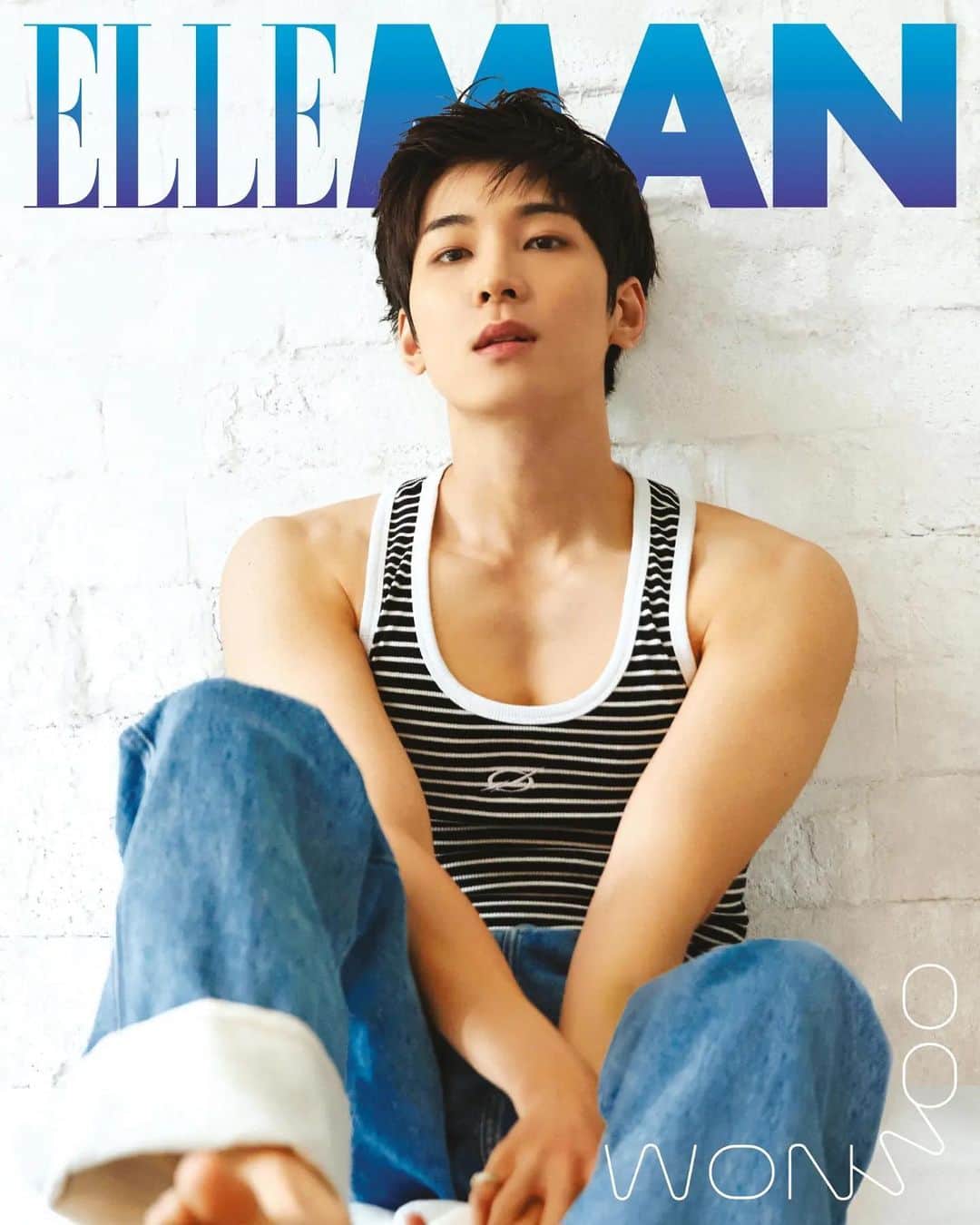 ウォヌのインスタグラム：「with #ELLEMAN」