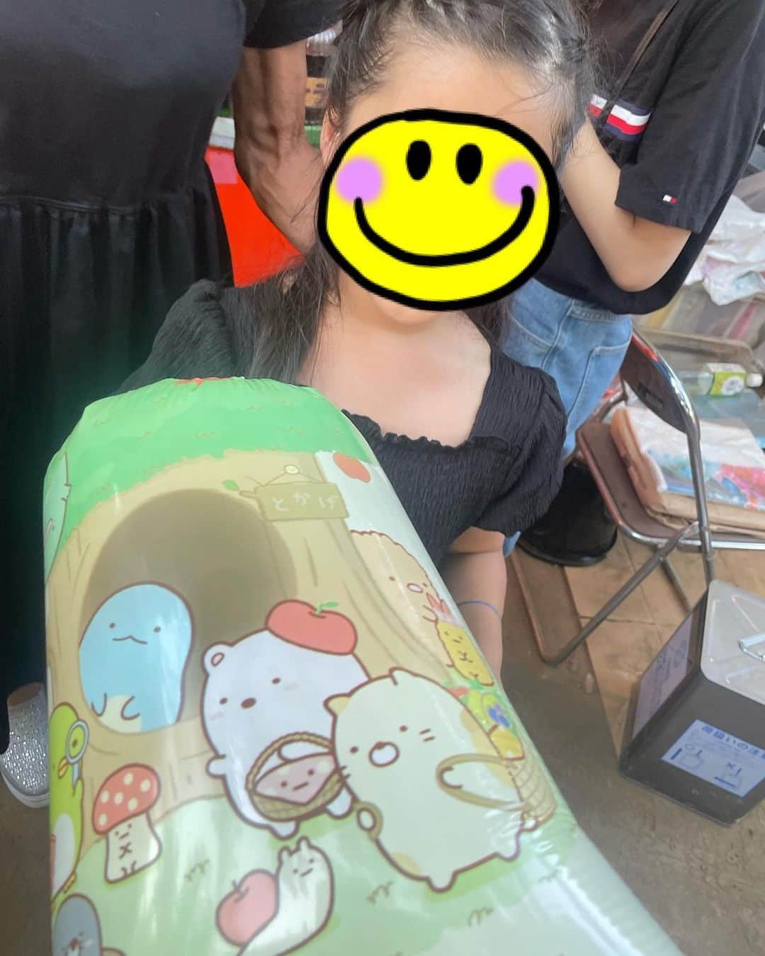 ギャル曽根のインスタグラム：「楽しかったお祭り。 娘と❤️ #息子が学校のお泊まりで居ないのが寂しい。 #娘とデート❤️ #人が凄すぎた😂」