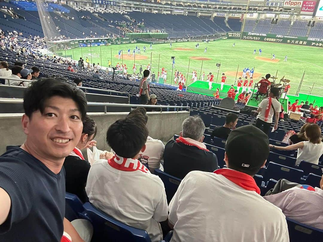 新垣勇人さんのインスタグラム写真 - (新垣勇人Instagram)「都市対抗野球！ 暑い夏がここでも始まります！  東芝VS七十七銀行  #都市対抗野球 #東芝 #東芝野球部 #七十七銀行」7月18日 18時13分 - hayato.arakaki28