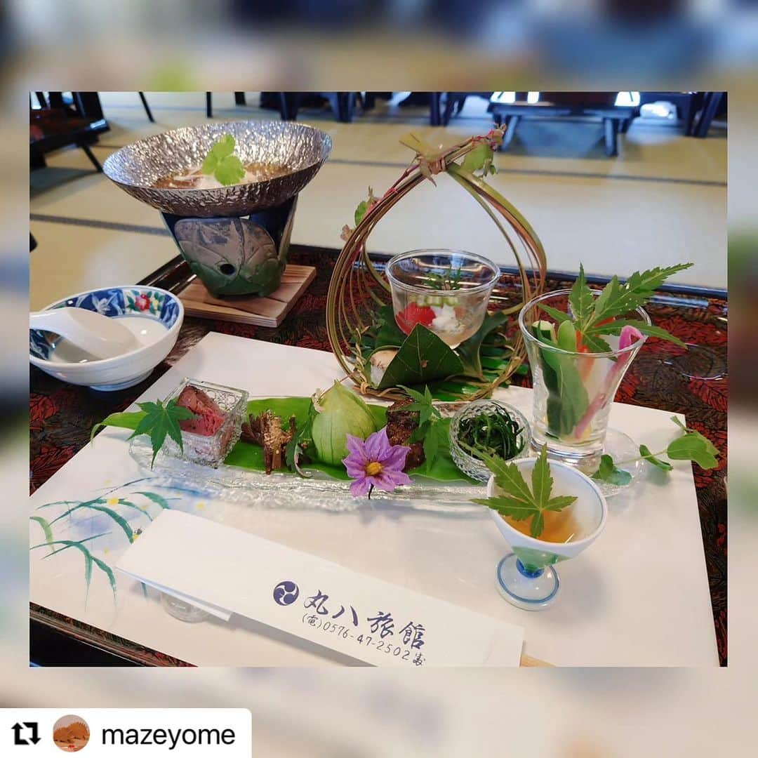 Gero City【下呂市公式アカウント】さんのインスタグラム写真 - (Gero City【下呂市公式アカウント】Instagram)「#Repost @mazeyome with @use.repost ・・・ お祖母さんの法要で丸八旅館さんへ❀　  夏の素敵なお料理🍃見て楽しめて、食べておいしく、親戚みんなとても良い時間を過ごしました❀  馬瀬のおいしい鮎を食べて元気が出ました😊 ばあちゃんありがとう❀  #gerostagram  #下呂アンバサダー  #下呂市 #馬瀬 #丸八旅館 #法要 #鮎 #馬瀬の鮎 #おいしい #良い時間 #ありがとうございます #ごちそうさまでした」7月18日 18時15分 - gerostagram