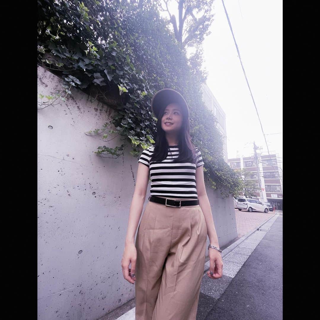 葉山柚子のインスタグラム：「#サンバイザー必須 #かき氷は何味が好きですか #🫠 #photography #summer」