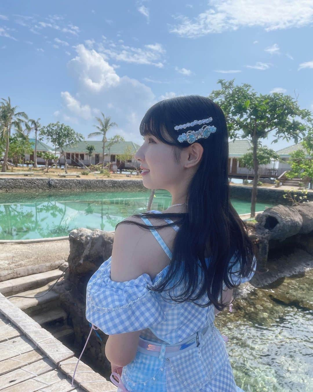 山本杏奈のインスタグラム：「🌴🫧🌴🫧  🐢いた！  『 ナツマトペ 』フラゲ日!!! ゲットしてくれたみなさんありまとぺ❤︎」