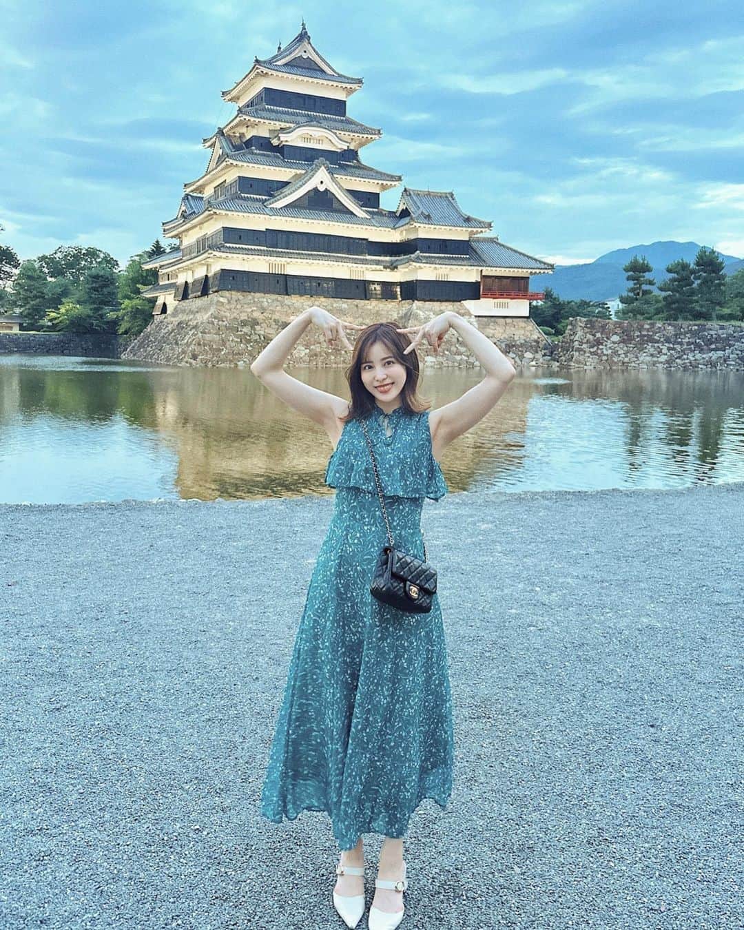 桃衣香帆さんのインスタグラム写真 - (桃衣香帆Instagram)「長野もふつうに暑かった、、 でもやっぱり素敵な街。」7月18日 19時33分 - momoikaho