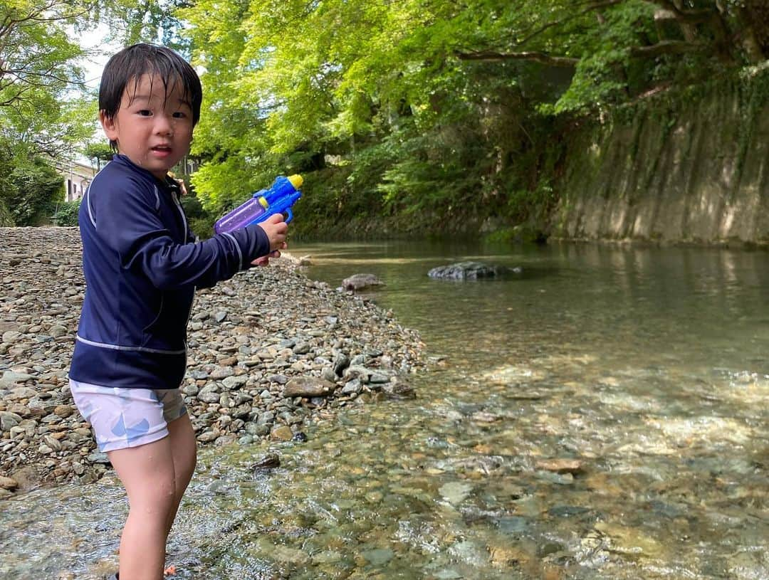 永石拓海さんのインスタグラム写真 - (永石拓海Instagram)「夏を感じに行ってきた🥵☀️  #猪野公園 #川遊び  #残り物弁当 #オフ満喫」7月18日 20時36分 - nagaishi0216