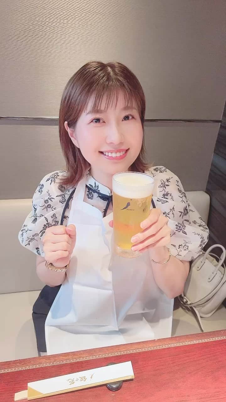 天野麻菜のインスタグラム：「ビール女子。3542」