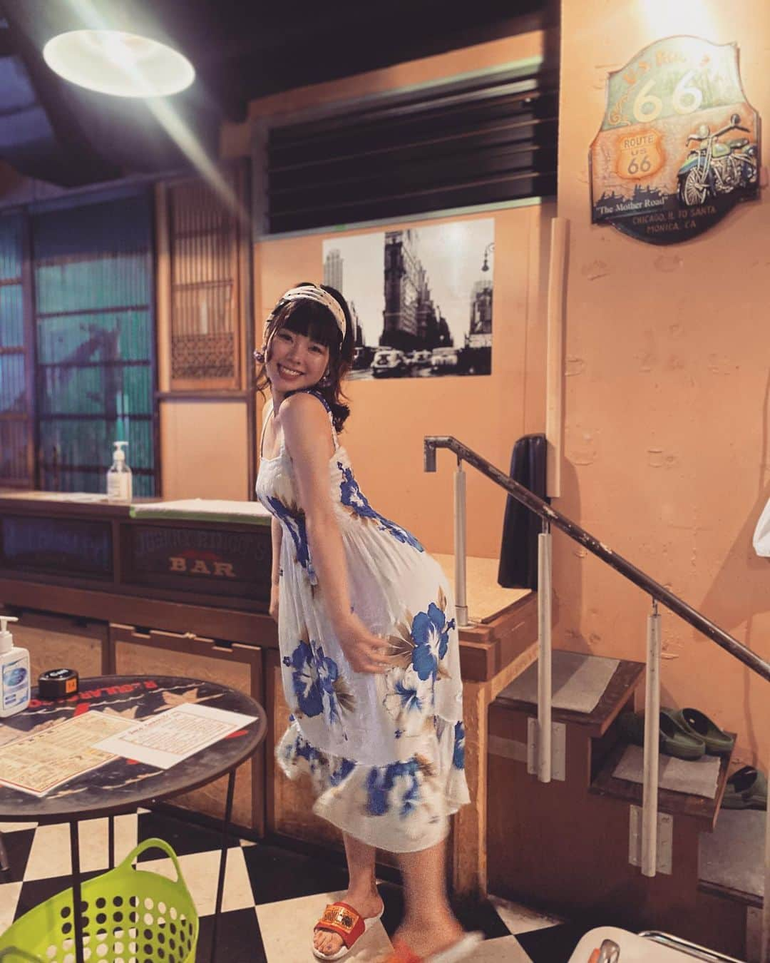 眉村ちあきさんのインスタグラム写真 - (眉村ちあきInstagram)「沖縄のムームールックでファンミ！ #泥酔者つまみ出す」7月18日 21時06分 - chichiyan1207