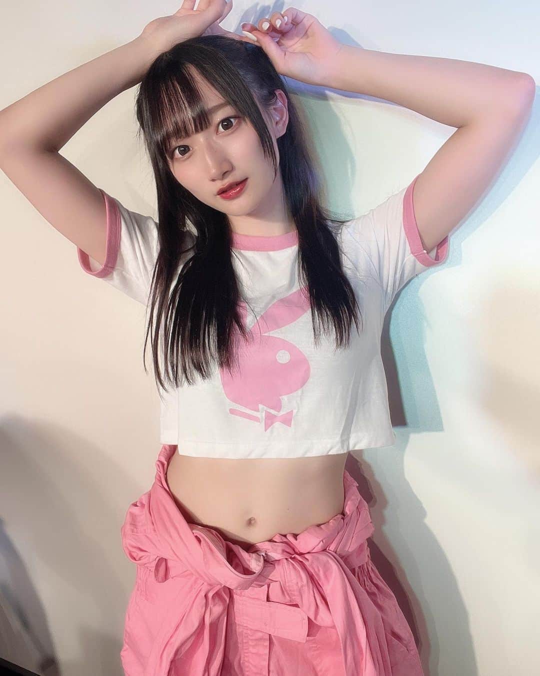 信野樹奈のインスタグラム：「つなぎ衣装💘  #アイドル #idol #北海道 #札幌 #琴似 #ハーフツイン #つなぎコーデ」