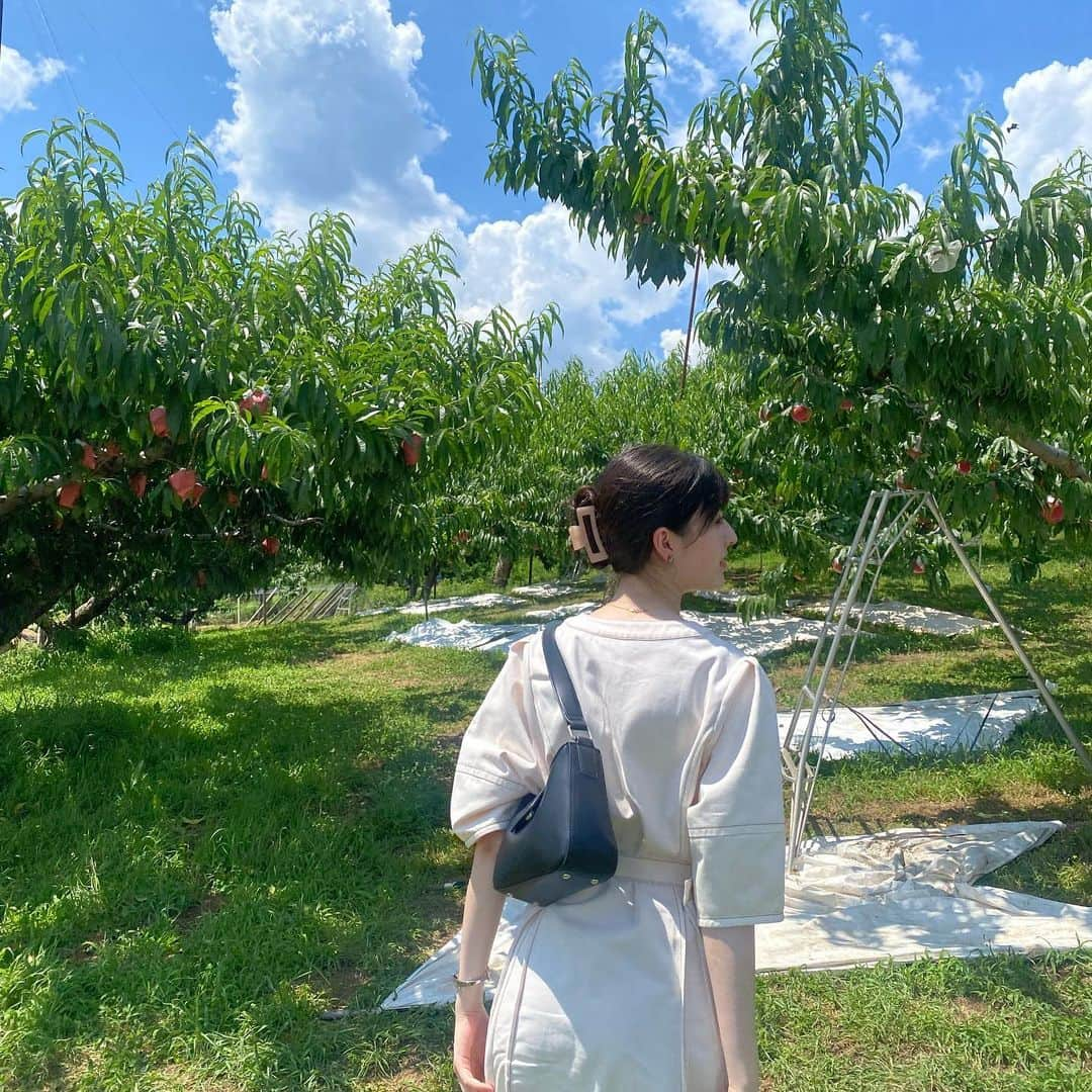 木内舞留さんのインスタグラム写真 - (木内舞留Instagram)「🍑🦢  #marunofuku」7月18日 21時14分 - maru_kiuchi_official