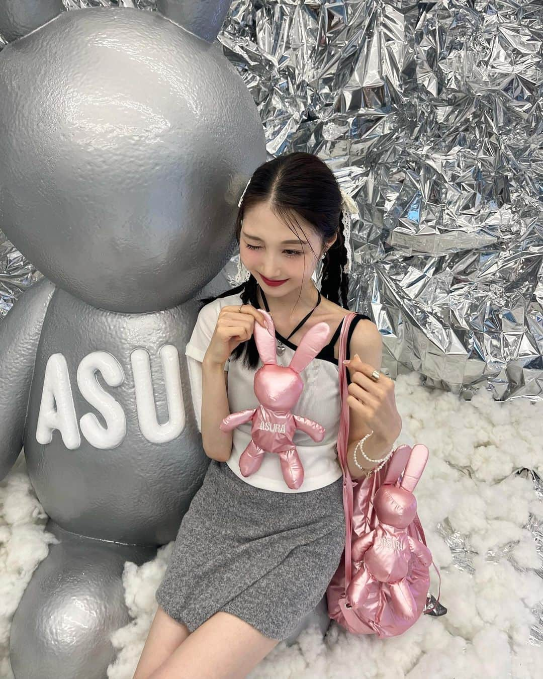 ANRIさんのインスタグラム写真 - (ANRIInstagram)「아스라데이➿🐰💗🎀 @asuraofficial_ #asura #아수라」7月18日 21時24分 - annnchannn