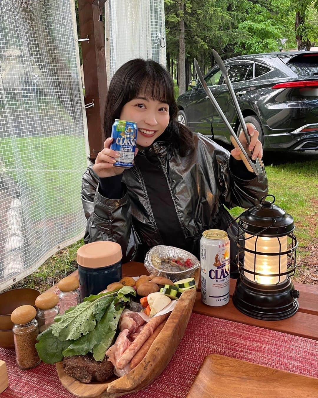 日下怜奈のインスタグラム：「. ⁡ ⁡ ちょっと今日は嬉しいお仕事がありました！ ⁡ ⁡ 写真は全然関連がないとは言えません！ 日程が迫って来ましたら改めて告知します🗒️ ⁡ ⁡ ⁡ #キャンプ #北海道」