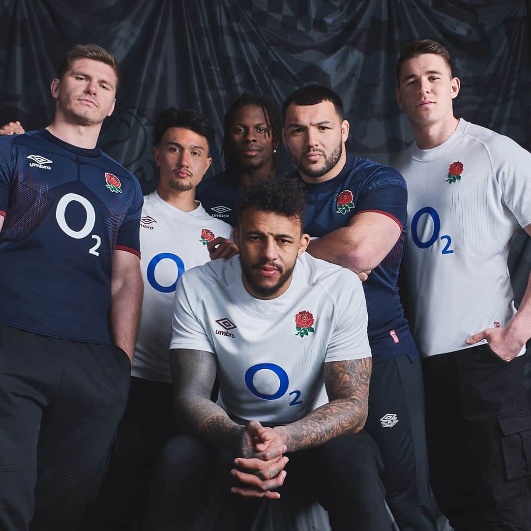 UMBROのインスタグラム：「From England, With Love 🏉.  The 23/24 @englandrugby Home & Alternate kits.  Available now via umbro.co.uk  #umbro #englandrugby #umbrorugby #fromenglandwithlove」