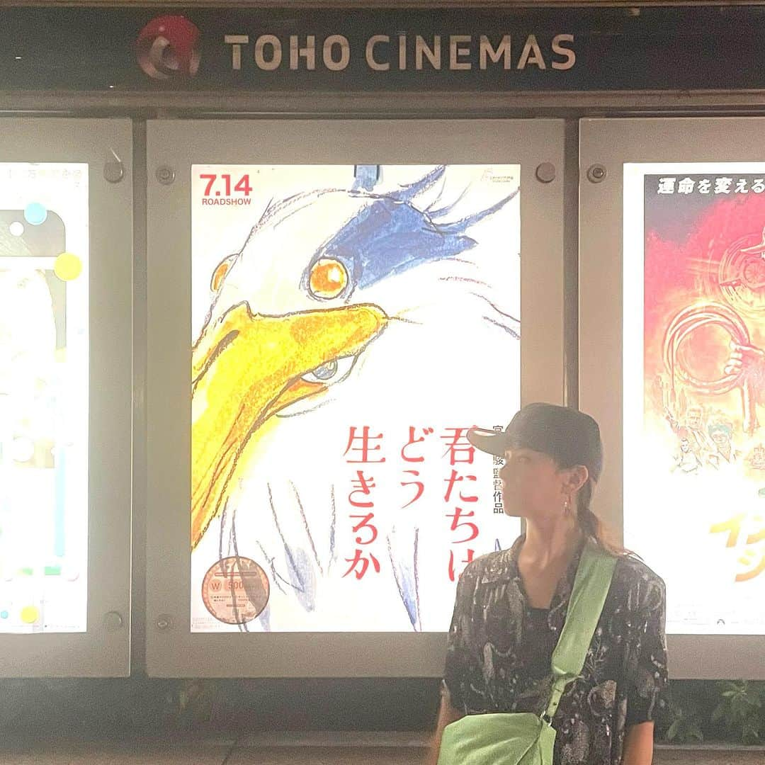 azumiさんのインスタグラム写真 - (azumiInstagram)「観た  #宮﨑駿 #宮崎駿 #スタジオジブリ #君たちはどう生きるか #レイトショー #満席」7月18日 22時33分 - xx_azumi_xx