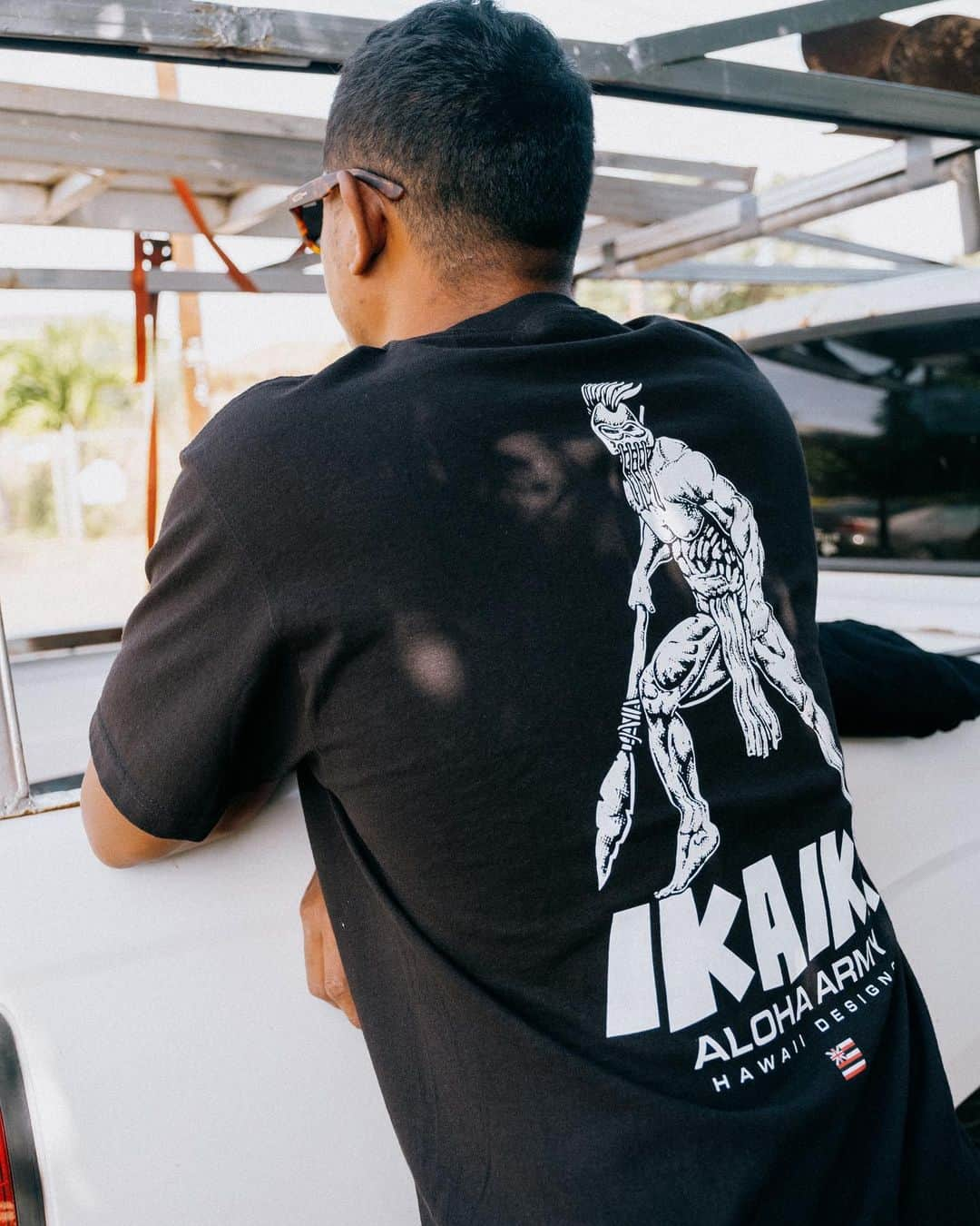 インフォメーションのインスタグラム：「Aloha Army Summer  New drop this Wednesday July 19th 8AM HST  www.In4mation.co  Local pick up @slashershi   #hawaiioriginals #alohaarmy #in4mation #hawaii #hi #aloha #pitbull #slashershi」