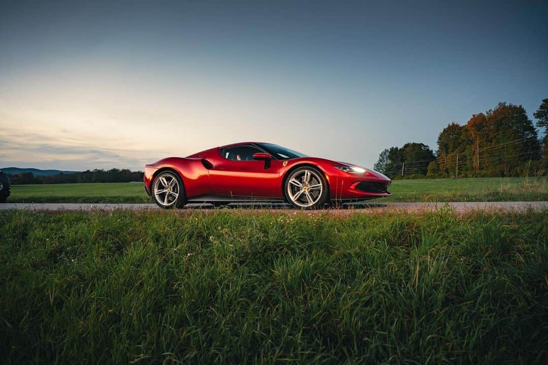 Ferrari USAのインスタグラム：「Smooth, powerful, connected — the #Ferrari296GTB is a masterpiece of performance and design.」