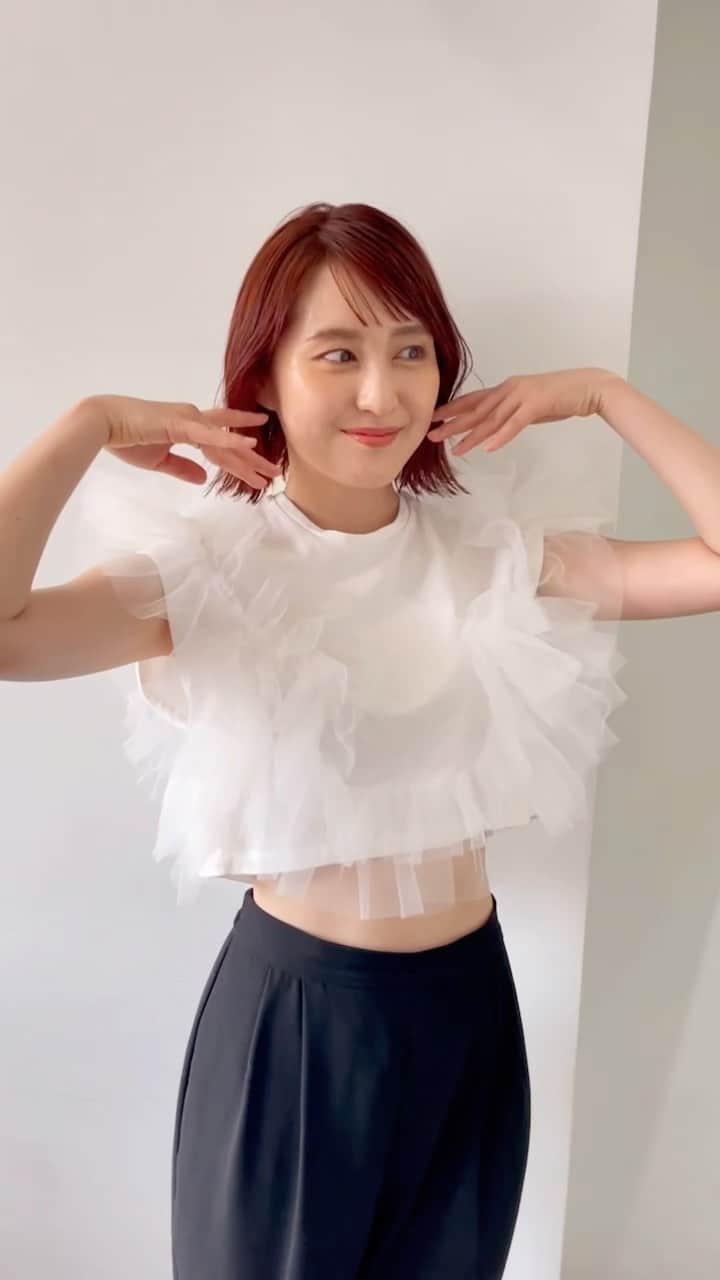 岩井七世のインスタグラム：「いつものオレンジにハイライト🍊」