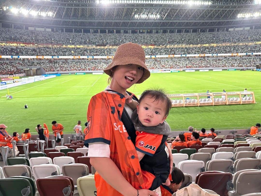 高城亜樹のインスタグラム：「思い出投稿⚽️🧡 熱い試合でした🔥」
