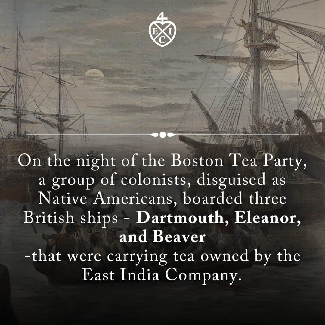 The East India Companyさんのインスタグラム写真 - (The East India CompanyInstagram)「The Boston Tea Party.... Did you know?  This year marks a truly momentous occasion – the 250th anniversary of the Boston Tea Party, an event which helped shape and define the America we know today. The East India Company played an integral part in this occasion.  We have put together a series of fun educational facts about this defining chapter in our history.  #theeastindiacompany #thebostonteaparty #thebostonteaparty250 #americanhistory #collectables #coincollecting #anniversary #coins #coincollecting #bostonteapartymuseum」7月19日 0時35分 - theeastindiacompany