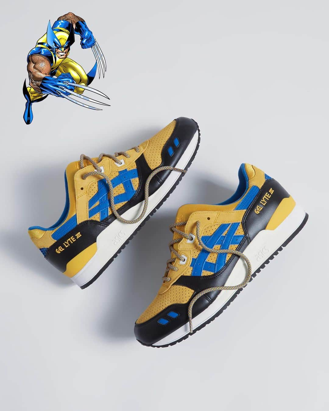 Nice Kicksさんのインスタグラム写真 - (Nice KicksInstagram)「Kith and ASICS are releasing an epic Uncanny X-Men-inspired GEL-LYTE III collection on July 28 at 11AM EST @nicedrops 🔥  @ronniefieg designed seven custom pairs inspired by the Beast, Cyclops, Gambit, Rogue, Storm, and Wolverine 💥  Each pair ($195) comes in collectible sealed boxes with blind-packaging and a PSA-graded Upper Deck Uncanny X-Men Series 1 Trading Cards ❌」7月19日 0時58分 - nicekicks