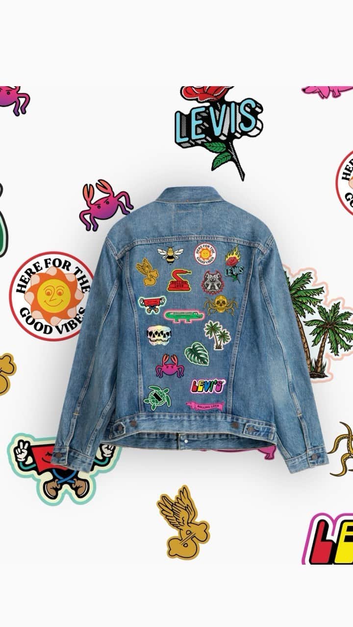 Levi’sのインスタグラム：「Customize your threads, make ‘em one of a kind.  Visit the Levi’s® RL Shop in front of the gopuff Stage for a one-of-a-kind customization experience.」