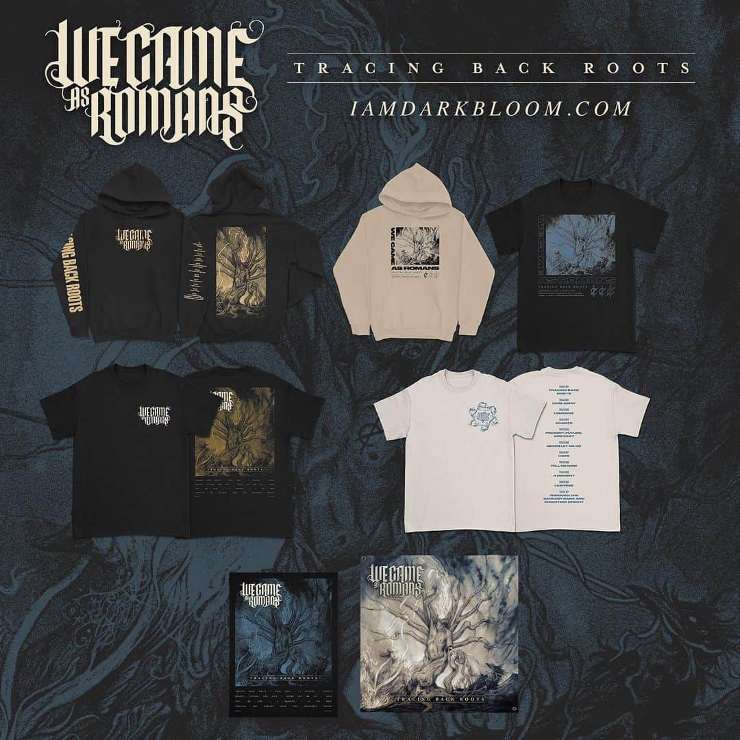 We Came as Romansのインスタグラム：「The 10 year Anniversary Collection for Tracing Back Roots will be live Friday at 1pm EST. Items are in stock, ready to ship & extremely limited in inventory!   Want early access? Head to the link in our bio & enter your info for the password to get access at 10am EST on Friday.  P.S. - All orders over $100 will be entered for a chance to win Guest List For Life to any WCAR headlining show.  Set your reminders now!」