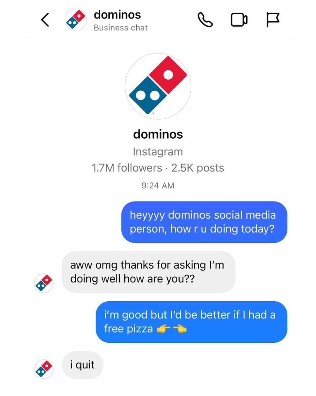 Domino's Pizzaのインスタグラム：「pain」