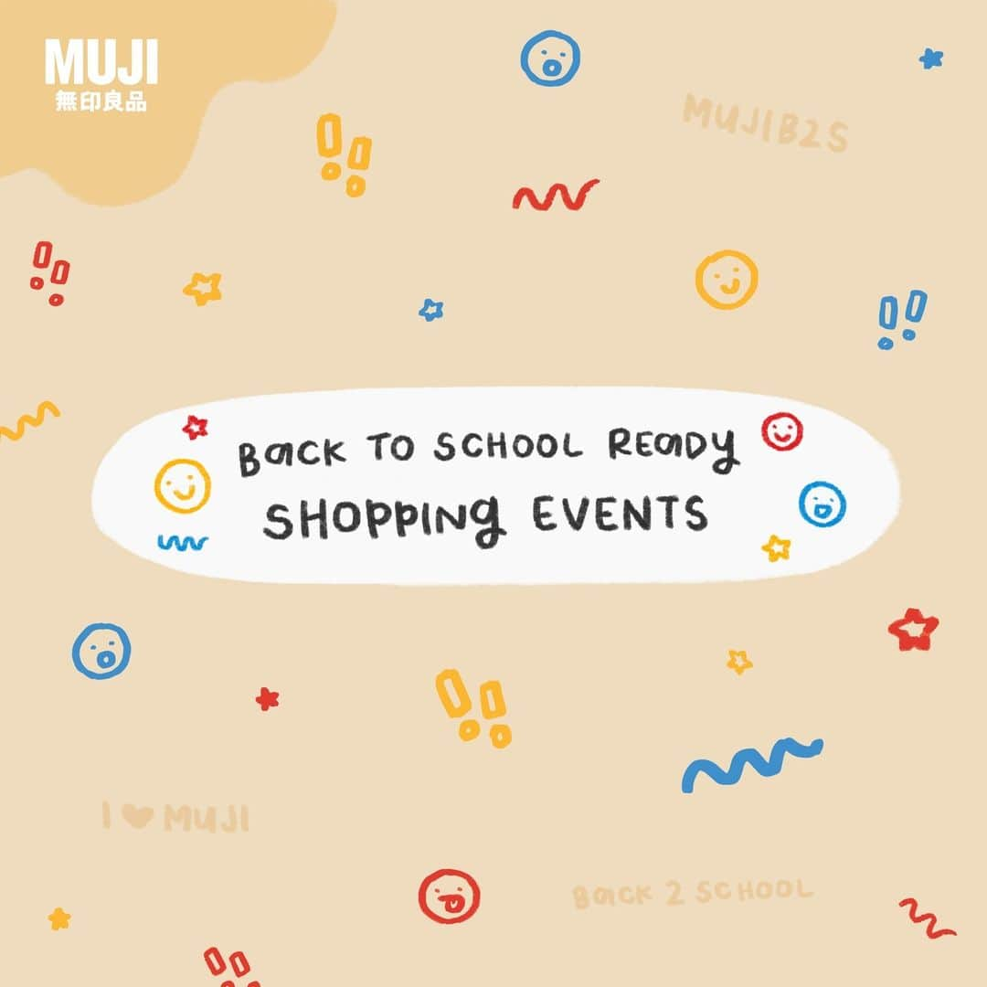 MUJI USAさんのインスタグラム写真 - (MUJI USAInstagram)「Celebrate the start of the Back to School season with us at our Back to School Ready Shopping Events!  Swipe for event details and don't forget to RSVP for the event in your city by tapping our "B2S Events" Highlight ✏️❤️  #MUJI #MUJIUSA #MUJIB2S」7月19日 4時02分 - mujiusa