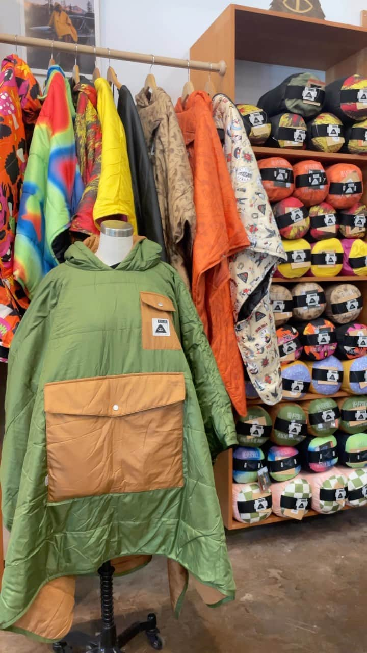 Poler Outdoor Stuffのインスタグラム：「All Ponchos only $70!  #cozy #campvibes」