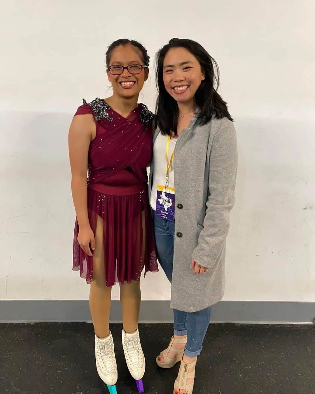 ベアトリサ・リャンのインスタグラム：「⭐ Student Appreciate Post ⭐   Congratulations to @mayasissel on her qualification for the 2023 Excel Nationals in the Juvenile Plus level and skating a clean program--finishing her senior year strong! Seeing her hard work and dedication pay off was so exciting. She will be off to college in San Diego next year ♥️  And a proud moment for @shari.lynne who is on her first tour with @disneyonice ! Seeing her blossom into such a beautiful performer was all any coach could ask for. ♥️  All the love to both of these ladies on their new adventures and will miss you both this coming season 🥰.   #proudcoach #ilovemyjob #usfigureskating #2023excelnationals #disneyonice」