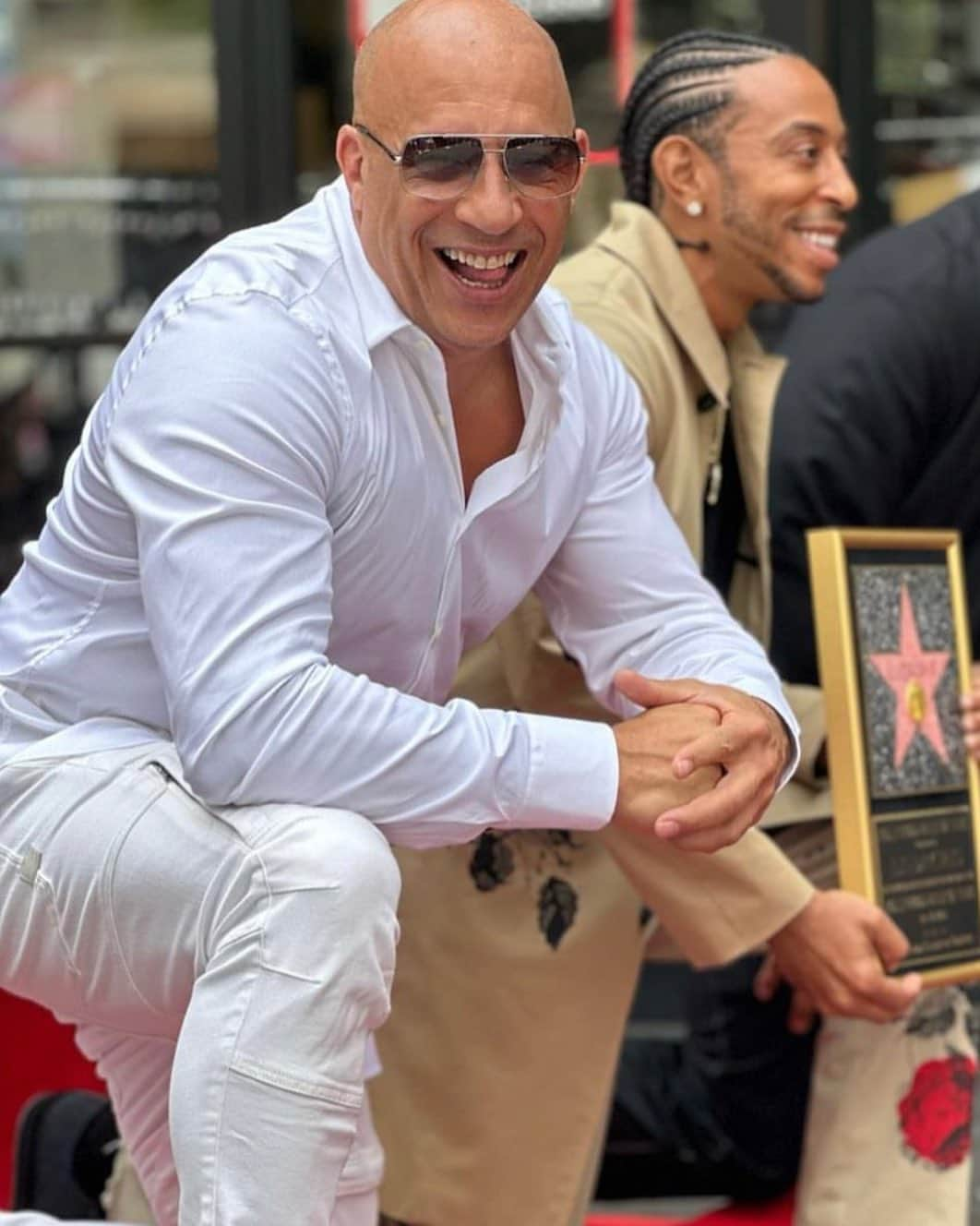 リュダクリスのインスタグラム：「This Man Has Changed My Life In More Ways Than Anyone Could Possibly Imagine. There’s Not Enough Space To Type How Grateful I Am. Please Join Me In Wishing My Brother A HAPPY BIRTHDAY Today @vindiesel LOVE 💪🏾」