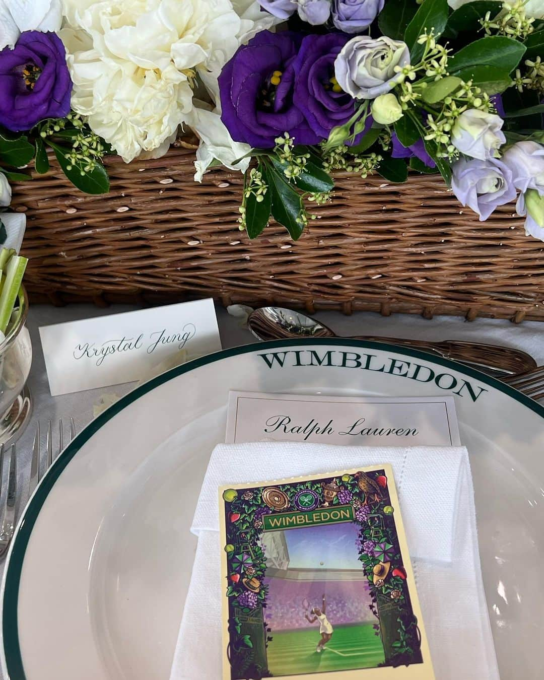 クリスタルさんのインスタグラム写真 - (クリスタルInstagram)「@ralphlauren @wimbledon 💚🎾」7月19日 6時55分 - vousmevoyez