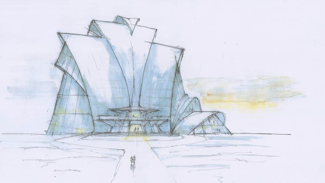 James Bond 007さんのインスタグラム写真 - (James Bond 007Instagram)「DIE ANOTHER DAY: From sketch to screen. Concept art by Stephen Scott. Set design by Peter Lamont.」7月19日 17時55分 - 007
