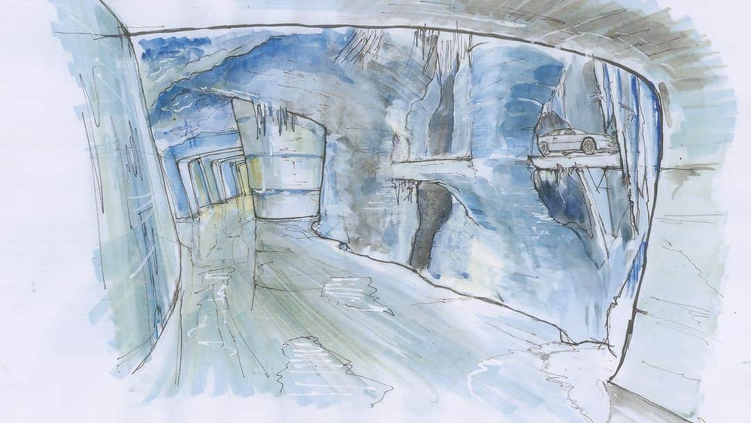 James Bond 007さんのインスタグラム写真 - (James Bond 007Instagram)「DIE ANOTHER DAY: From sketch to screen. Concept art by Stephen Scott. Set design by Peter Lamont.」7月19日 17時55分 - 007