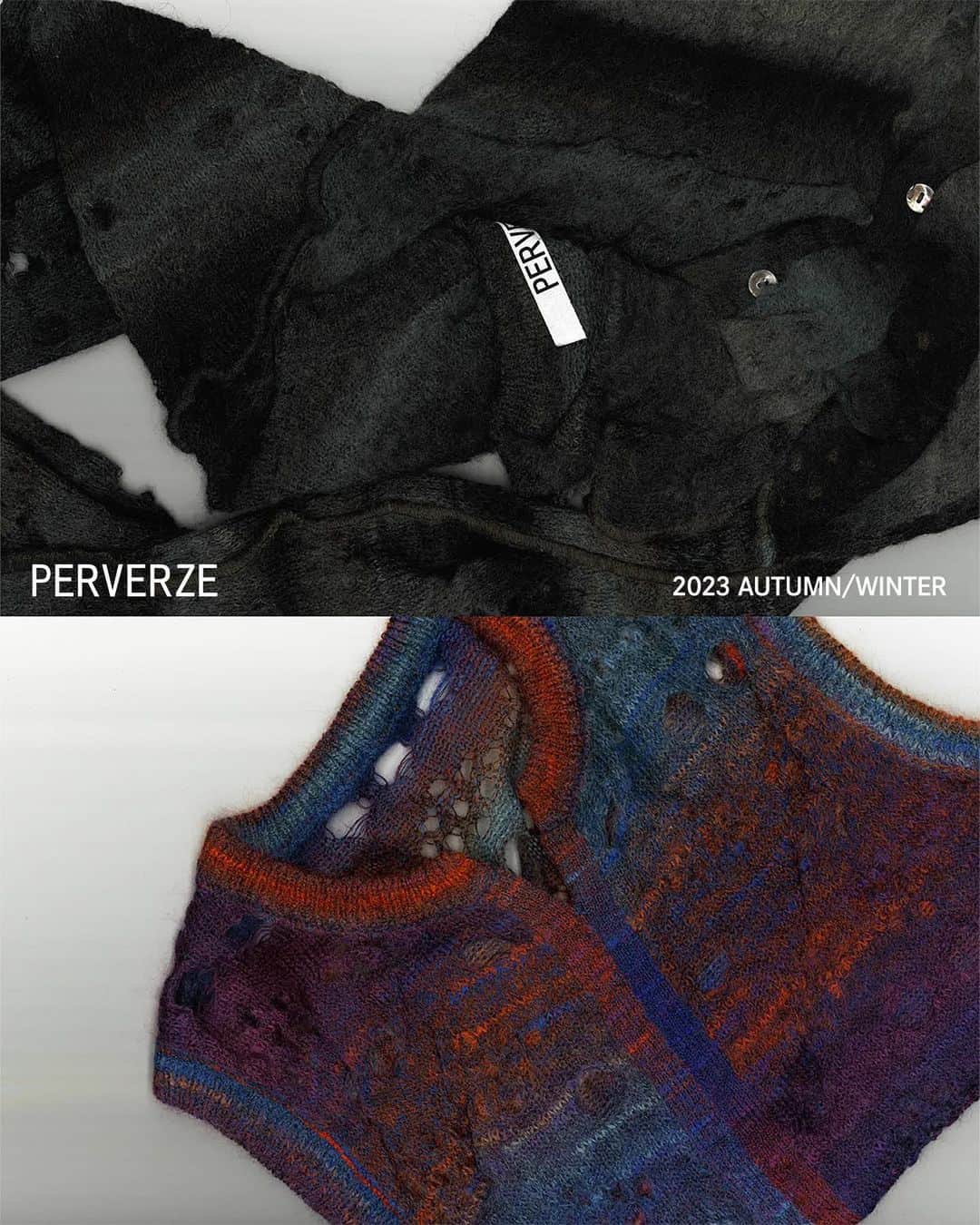 PERVERZE_OFFICIALさんのインスタグラム写真 - (PERVERZE_OFFICIALInstagram)「Our knit series with particular attention to detail. #PERVERZE_AW23 collection is available online. Discover the collection on our online.  #PERVERZE #AW23」7月19日 17時51分 - perverze_official