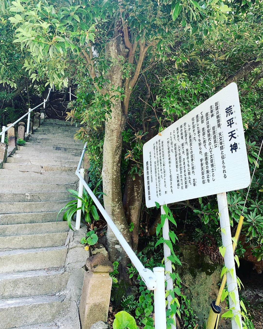 小川夏果さんのインスタグラム写真 - (小川夏果Instagram)「海辺に佇む神社⛩鹿屋に行く途中でたまたま見つけた。学業の神様が宿っているそうです。鹿児島の人、知ってた？綱を持って急な階段を登った先に神社があって、なかなかアドベンチャーな場所でした。  #荒平天神 #菅原道真 #鹿児島  #kagoshima #trip #japantrip #japan #japantravel #travelling #自然 #秘境 #worldtraveler #worldplaces  #niceplace #location」7月19日 17時51分 - ogawanachu